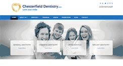 Desktop Screenshot of chesterfielddentistry.com